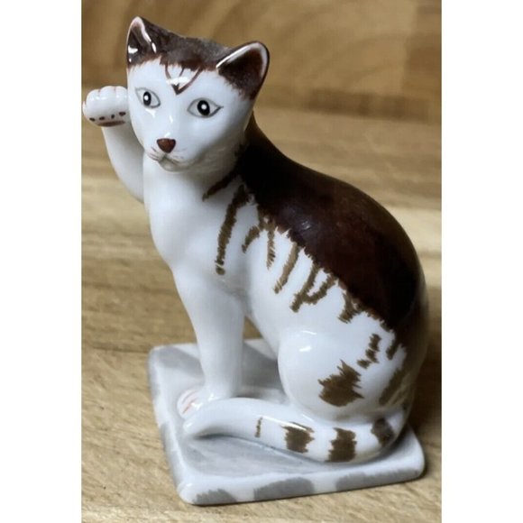 Franklin Mint Art Curio Cats Collection By Franklin Mint